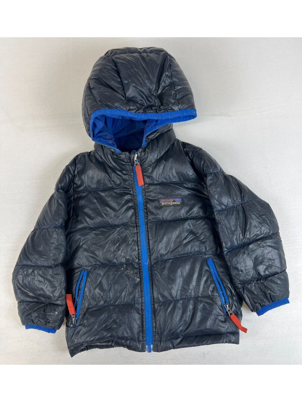 Patagonia Kids Baby Toddler 12-18M Black Quilted Down Puffer Winter Coat Jacket
